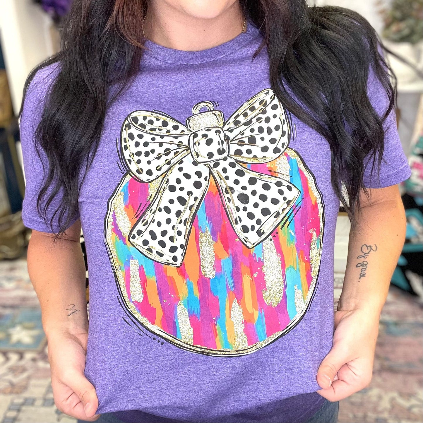 Paint Stroke Ornament Graphic Tee