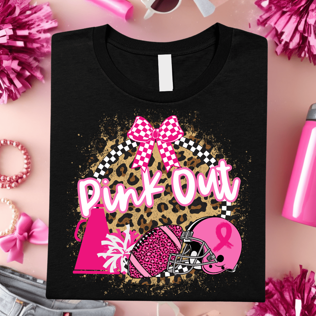 Pink Out Collage Graphic Tee (This is a Drop Ship item, Not available for pick up)