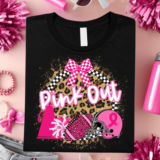 Pink Out Collage Graphic Tee (This is a Drop Ship item, Not available for pick up)
