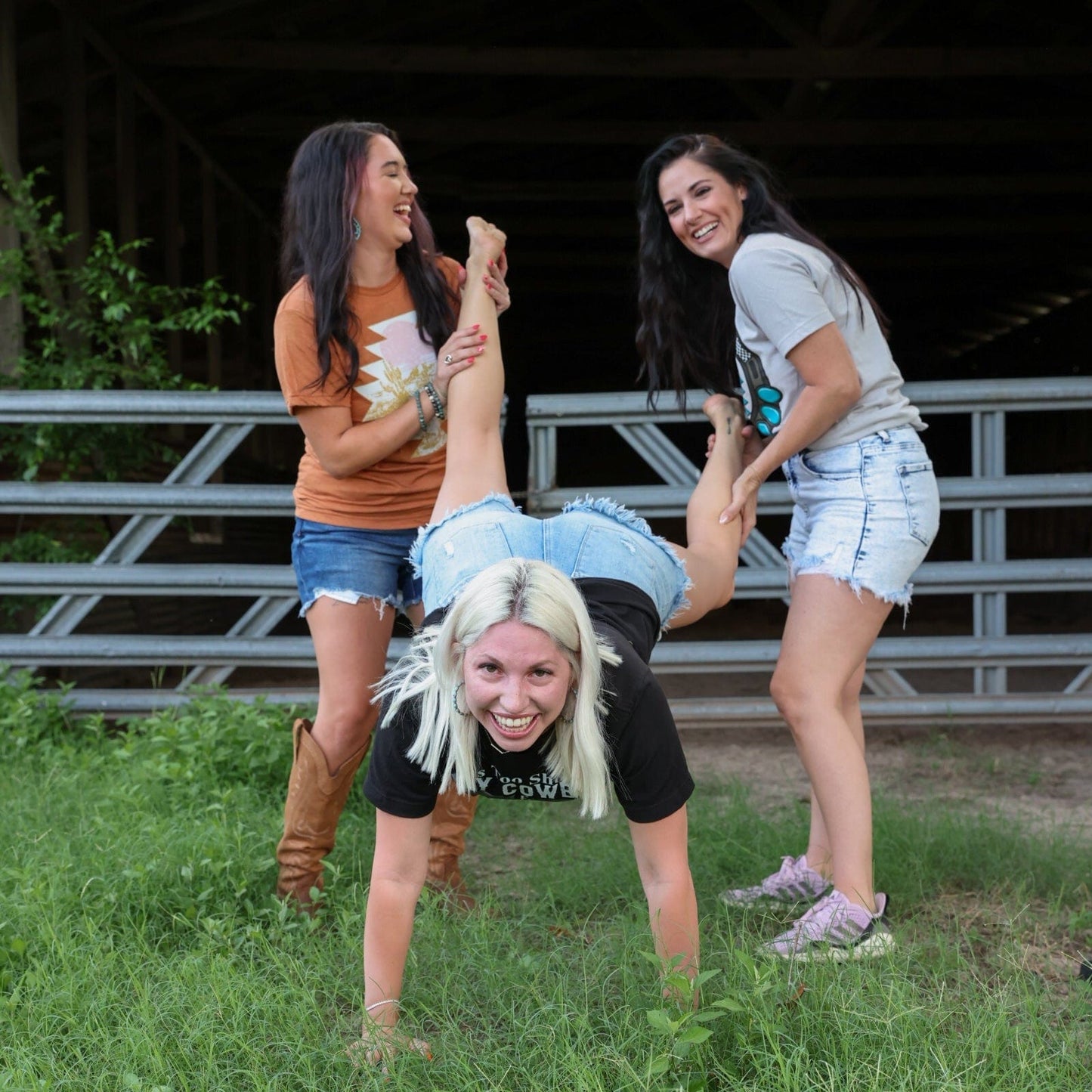 Sunset Aztec Desert Scene Soft Graphic Tee