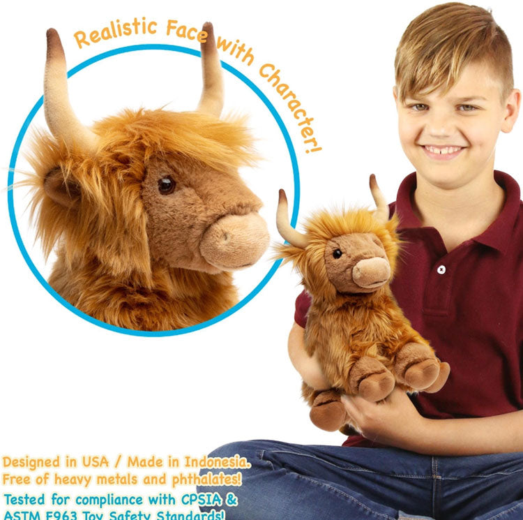 Henley the Stuffed Toy Highland Cow
