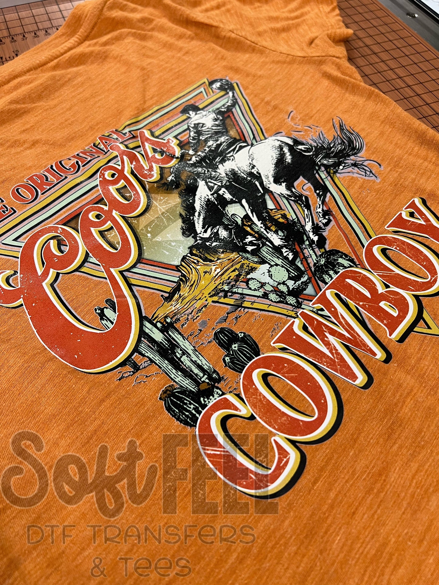 Original cowboy - Men's / Youth / Western - Direct To Film Transfer / DTF - Heat Press Clothing Transfer
