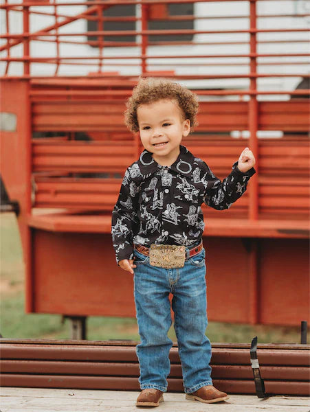 Shea Baby Wild West Pearl Snap Shirt