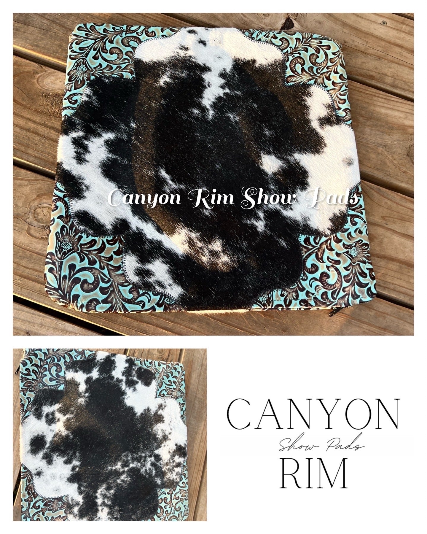 Leather cowhide pillow