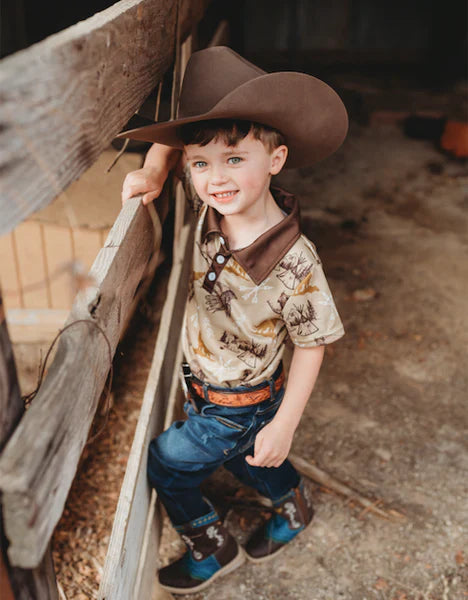 Shea Baby Coyote Polo Shirt