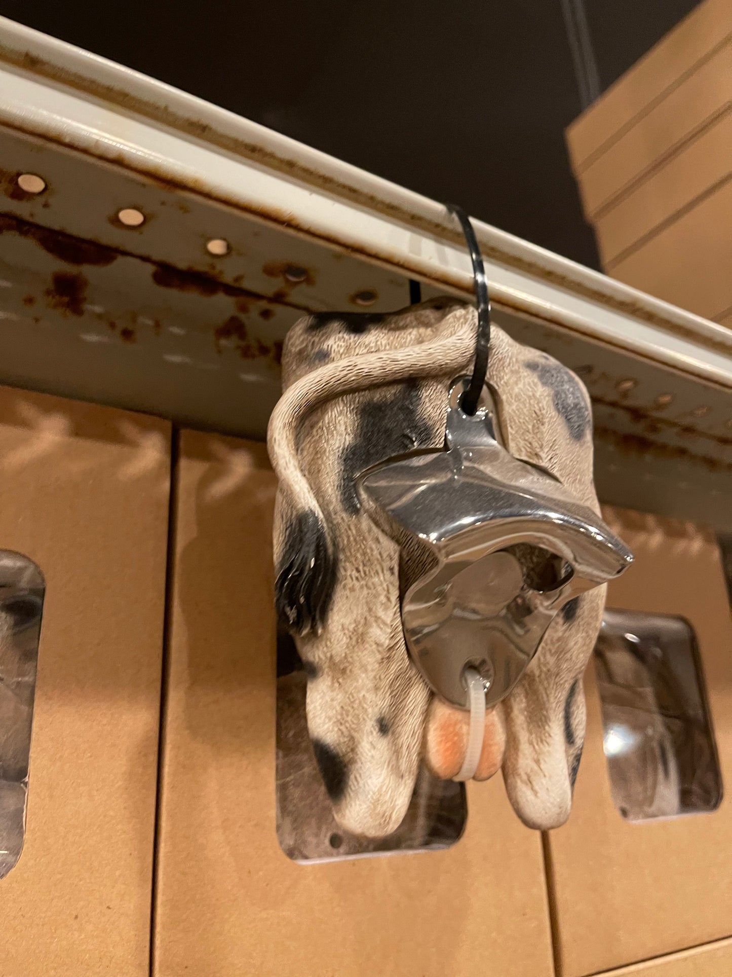 Cow Rear End Wall Mount Bottle Opener