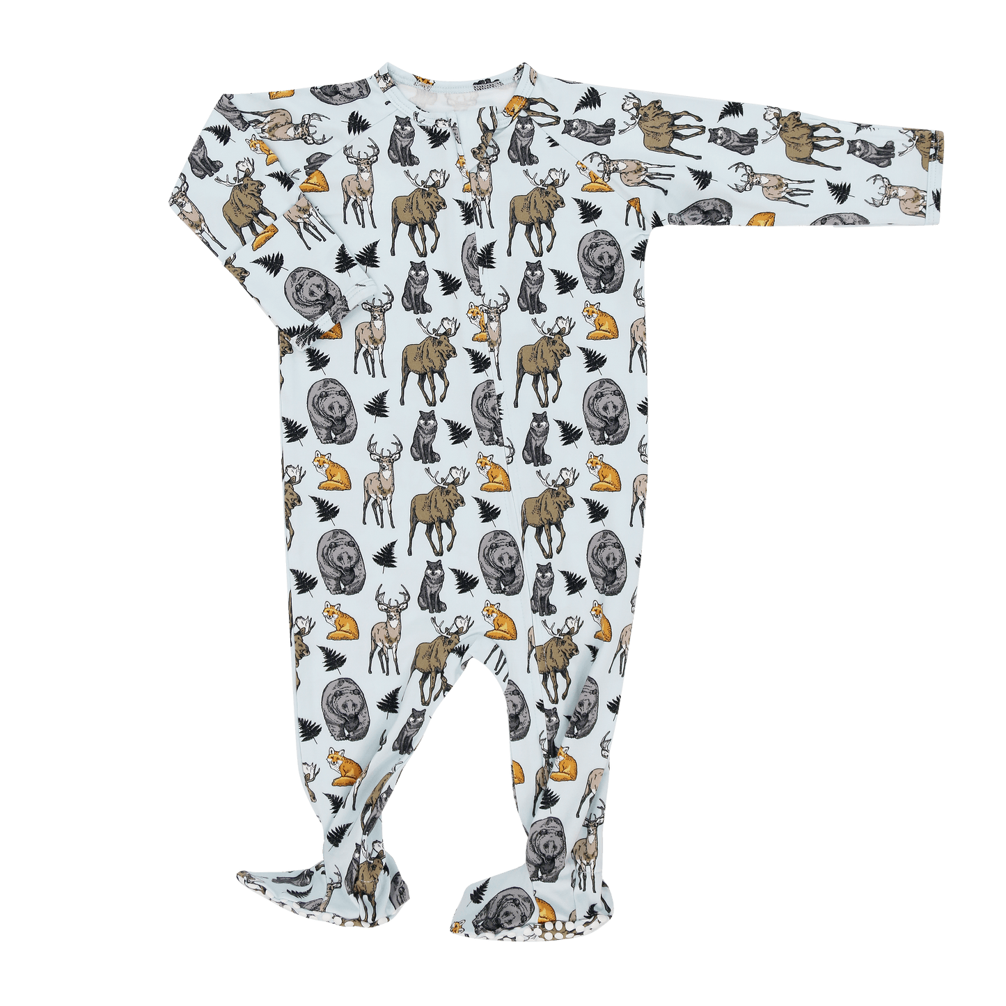 Into the Wild Zipper Footie