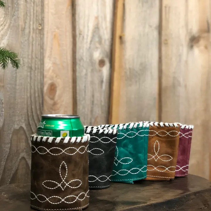Bootstitch Leather Koozie