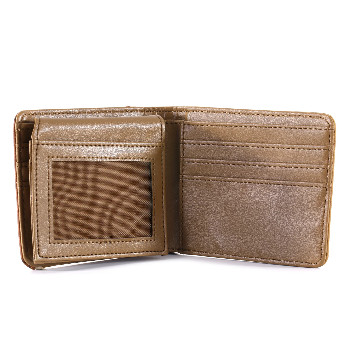Embossed Vintage Western themed Men's Bifold PU Leather Wallet