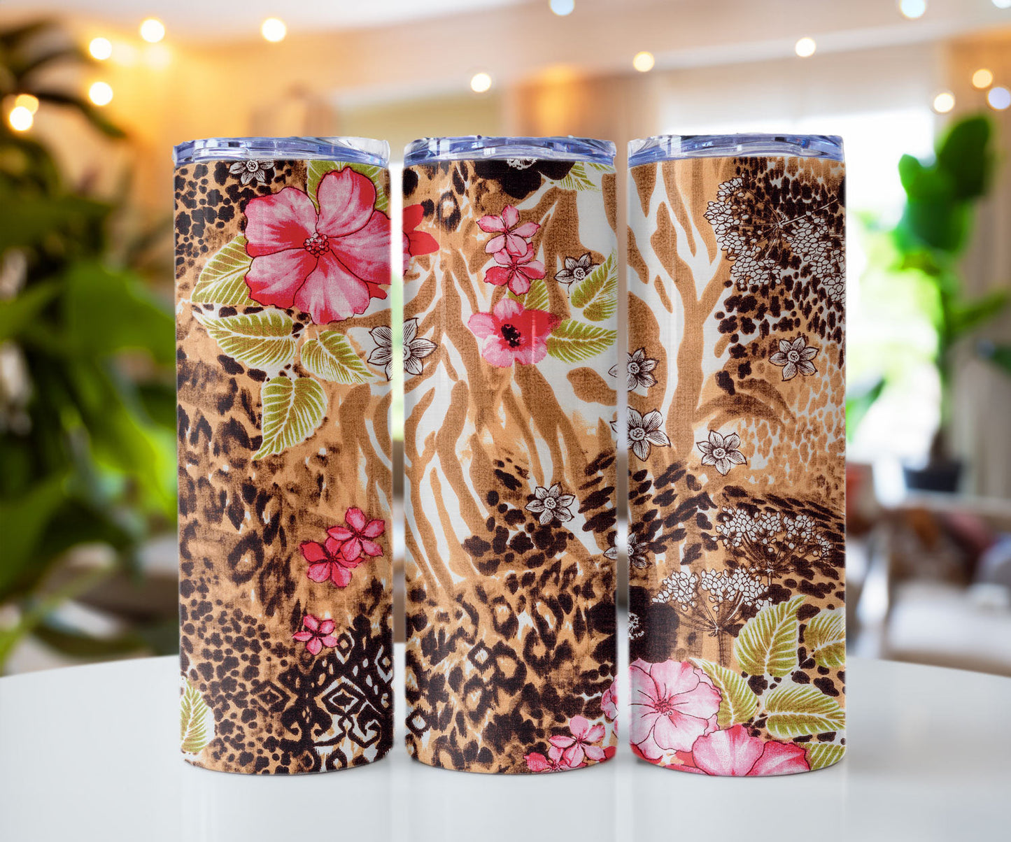 Western Aztec Stainless Steel Tumblers 20 oz Skinny