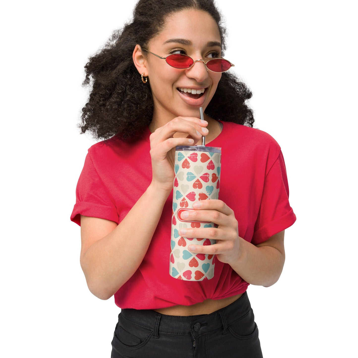 HEB Hearts Stainless steel tumbler