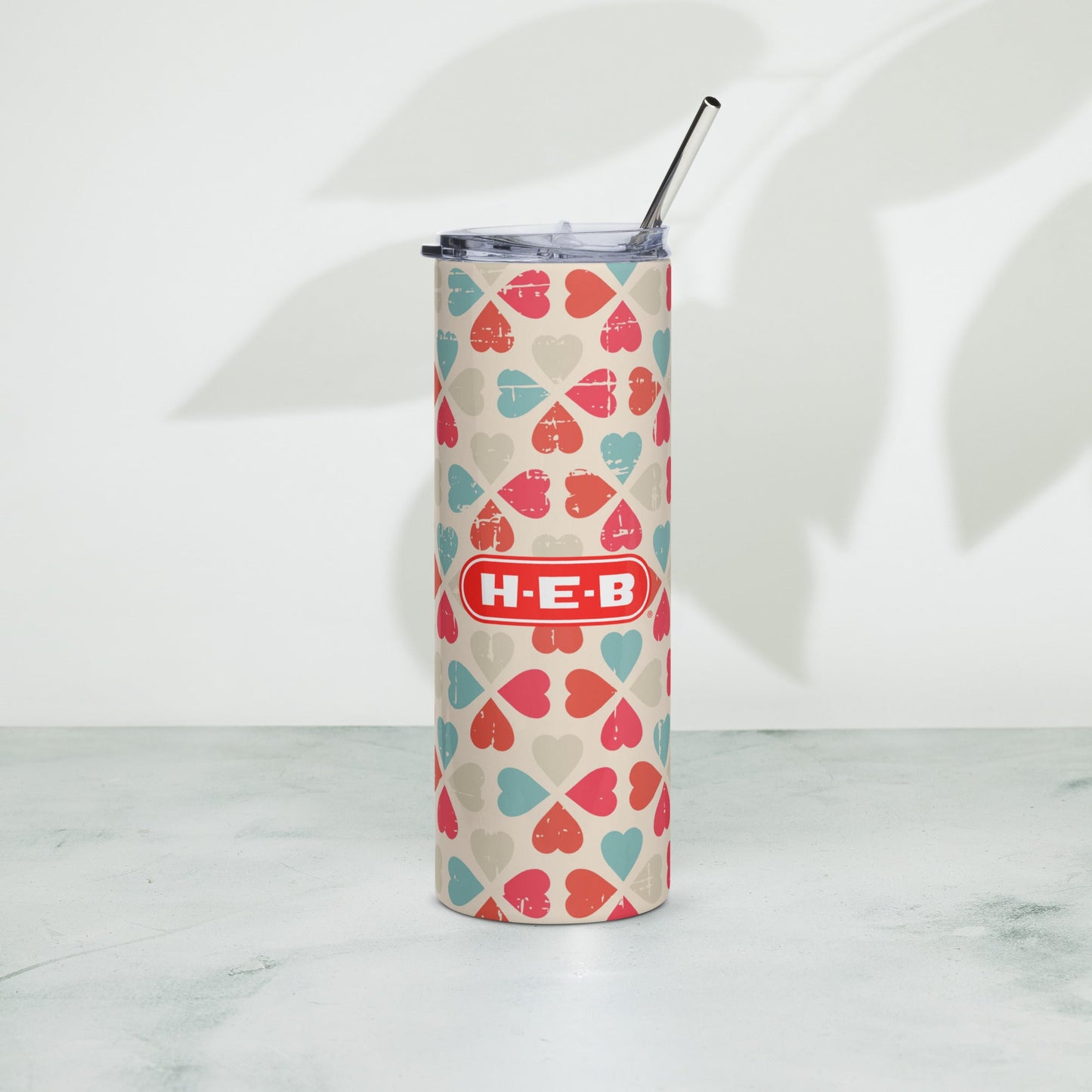 HEB Hearts Stainless steel tumbler