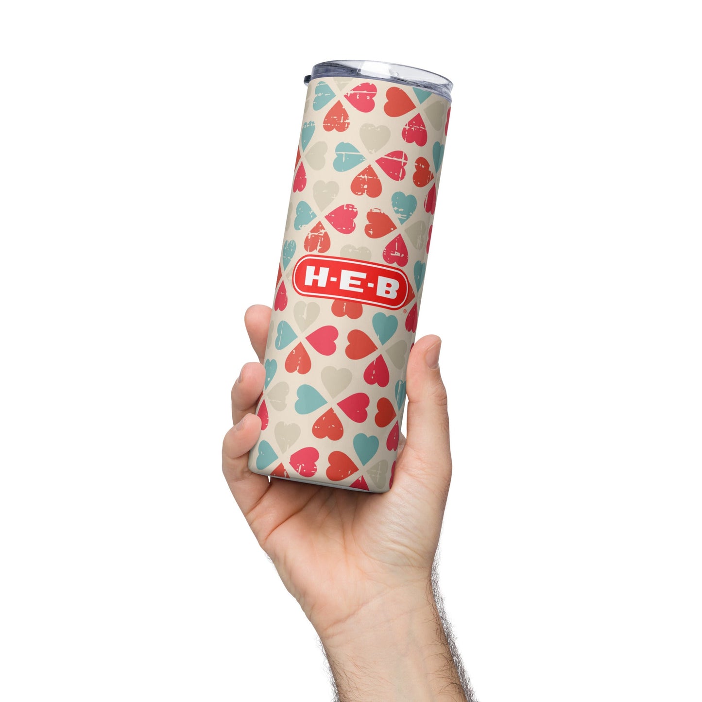 HEB Hearts Stainless steel tumbler
