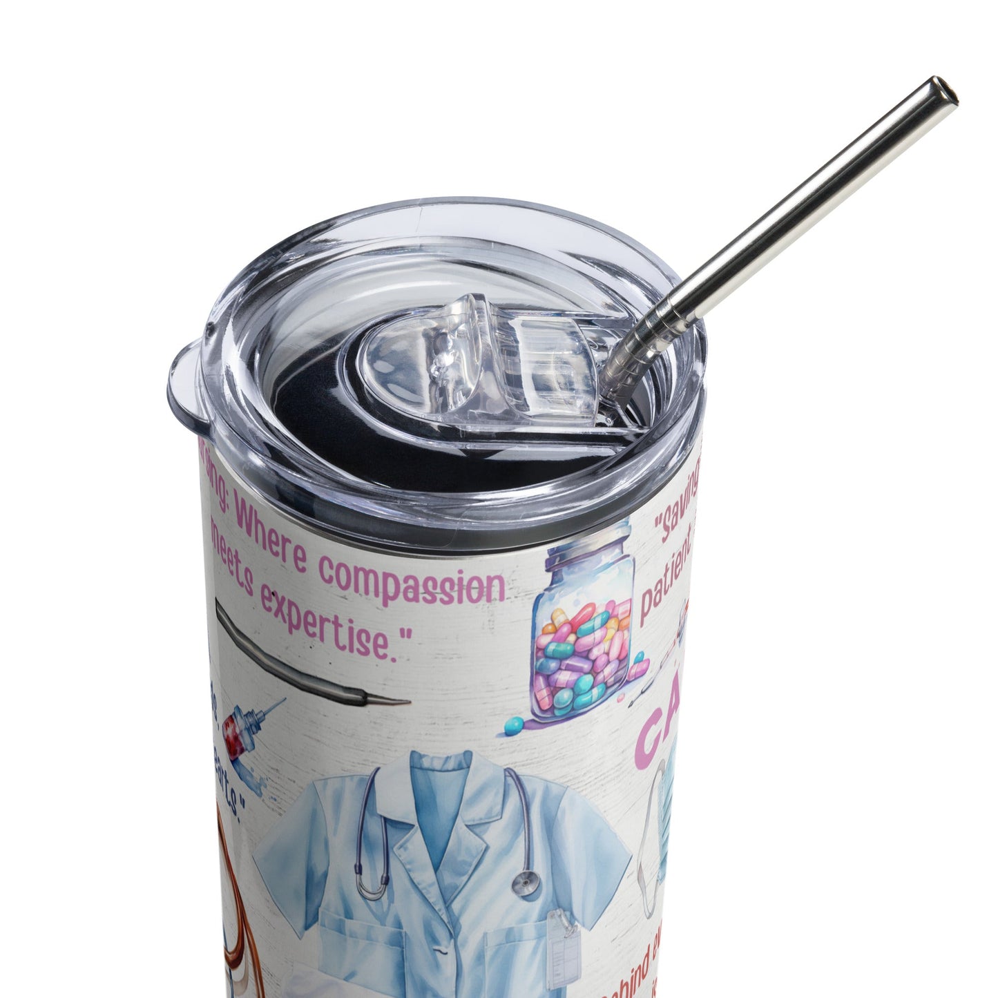 Nurse Life Lifestyle Stainless steel tumbler