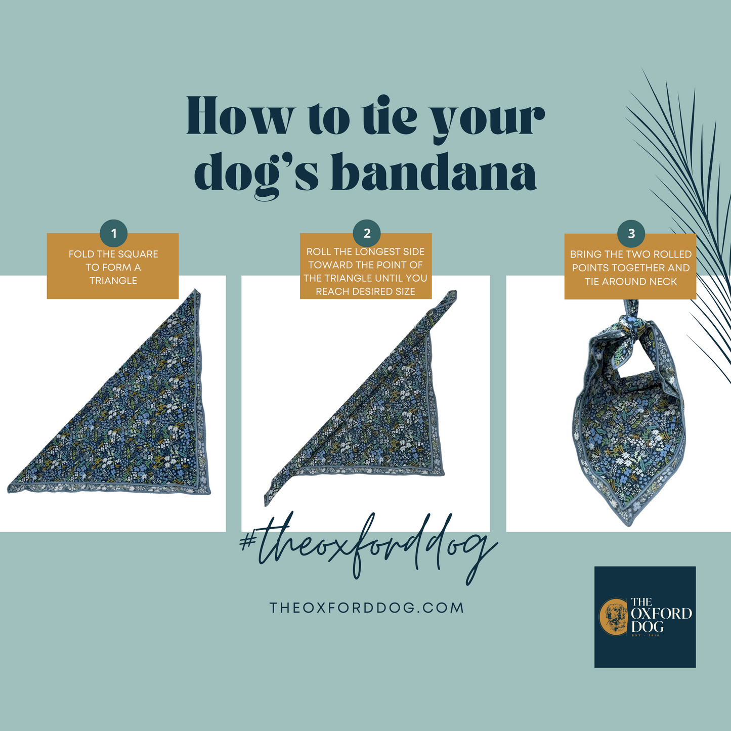 Southwest Desert Dog Bandana