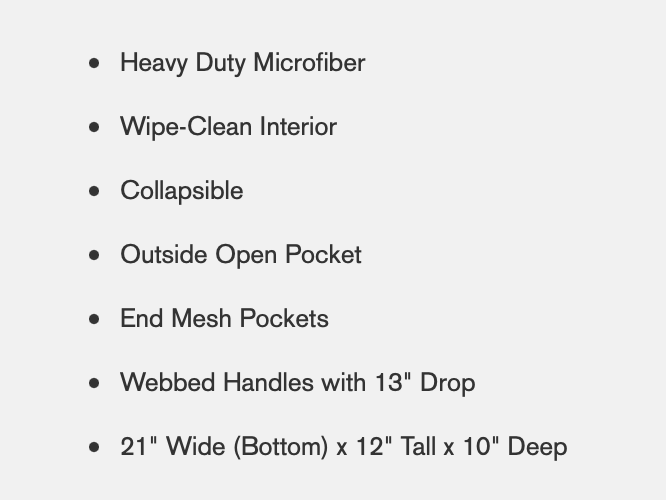 Feline Frenzy Collapsible Haul it All Basket with mesh pockets