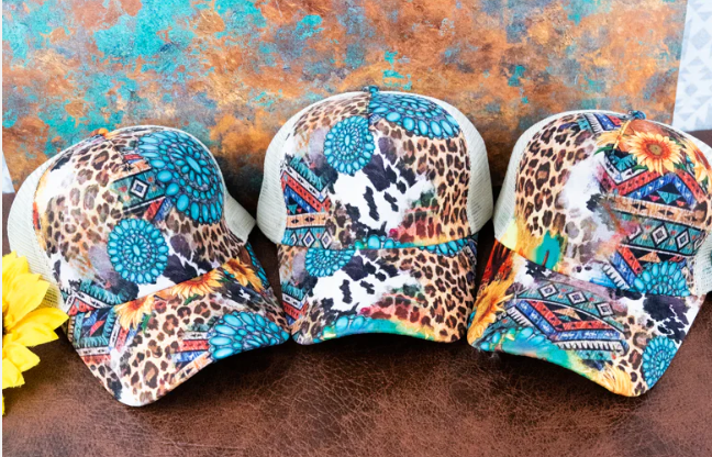 Pony Tail and Other Ball Caps!! Western, American Flag and so much more