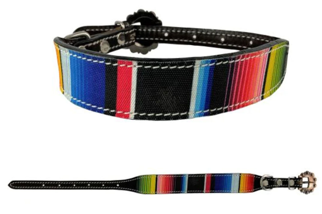 Serape Southwest Nylon overlay and Copper Hardware