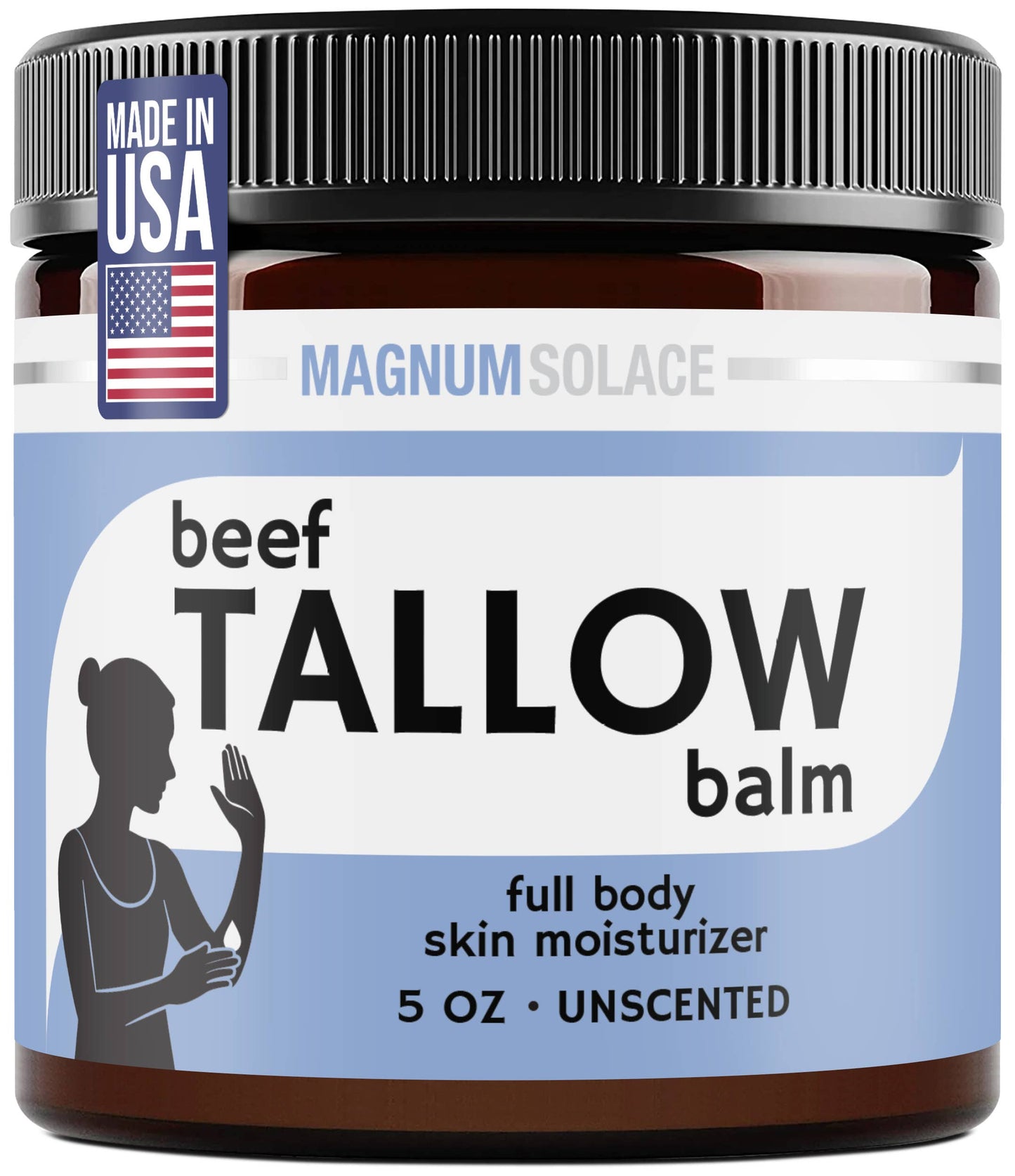 Beef Tallow Balm- Deep Moisture, All Natural Vanilla Bean and Unscented