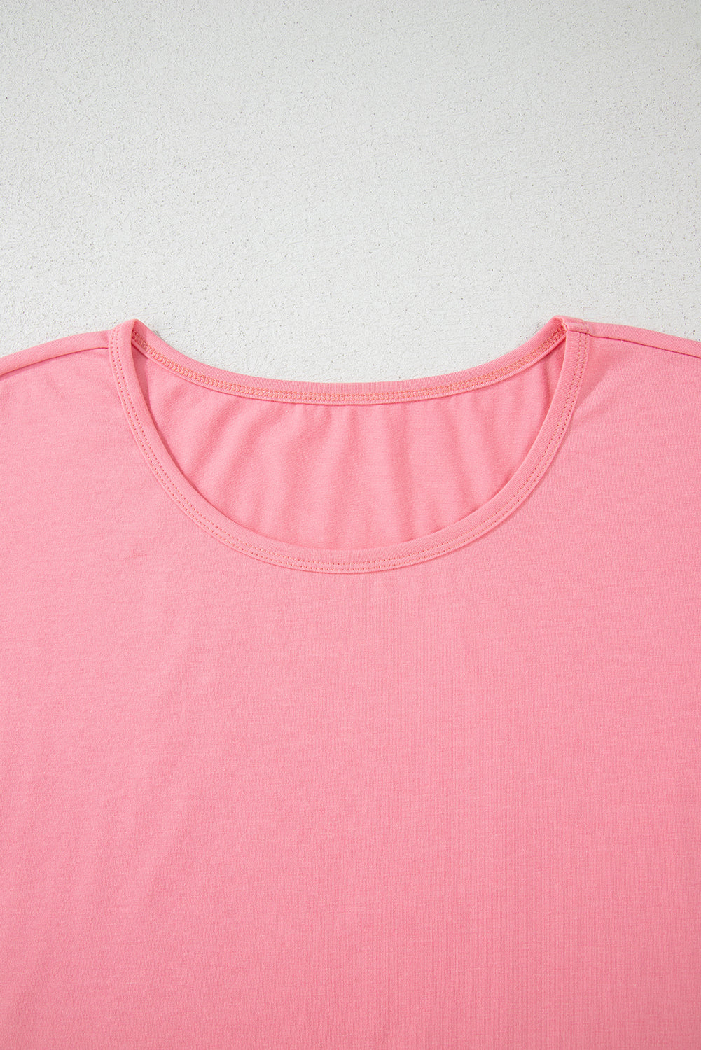 Frilled Hem Loose Short Sleeve T-Shirt