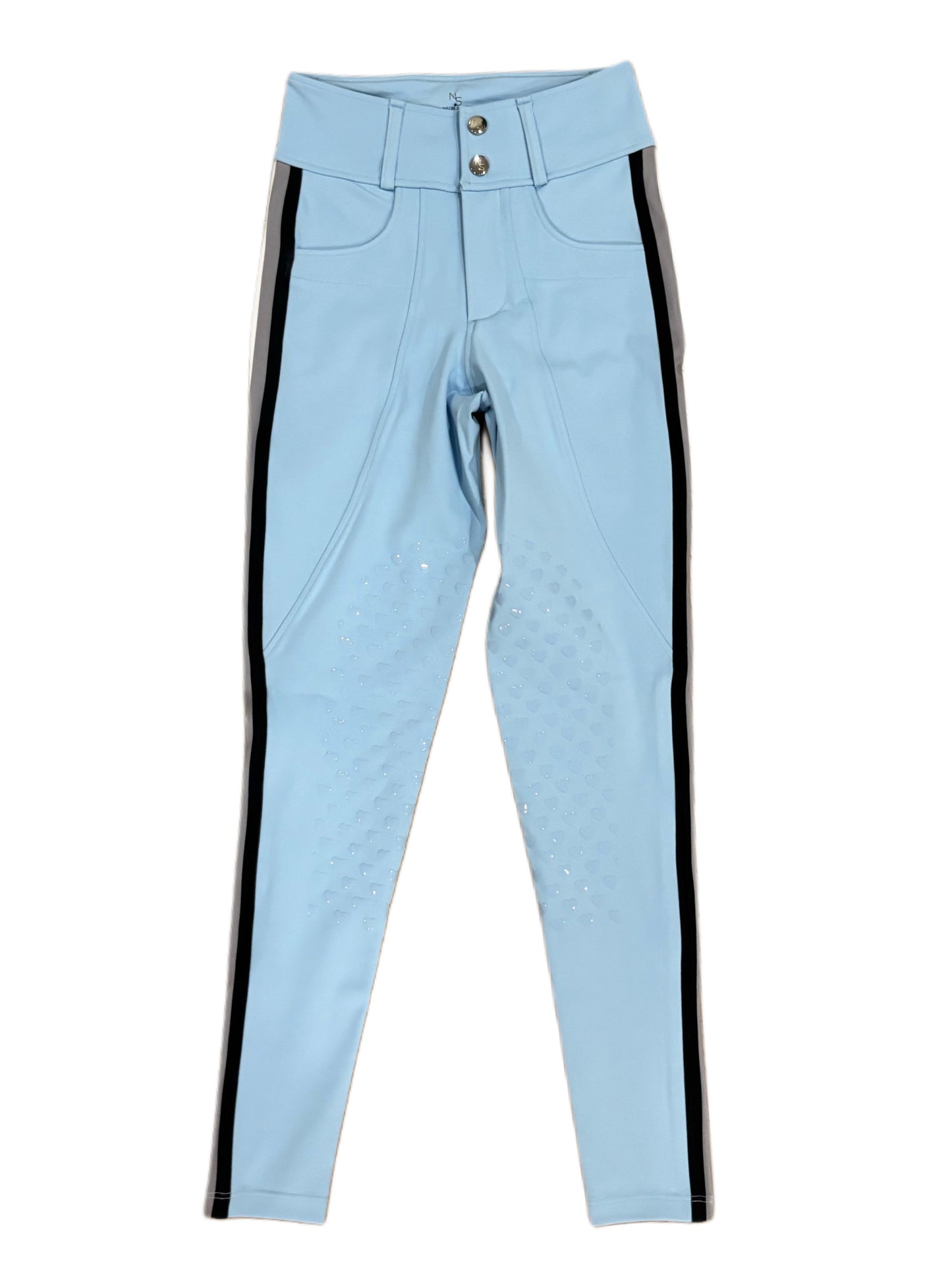 Neon Spur Grand Prix Silicone Knee Patch Youth Breeches