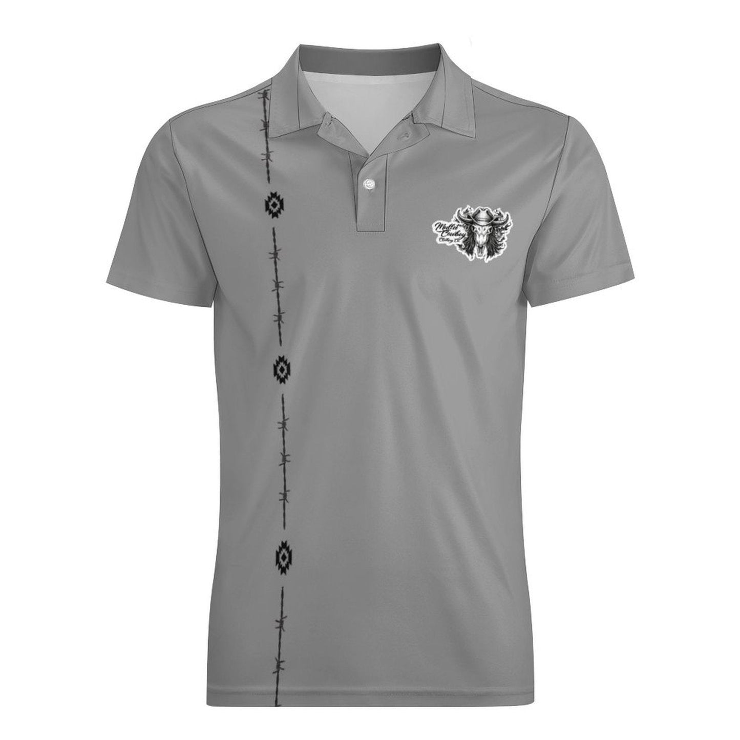 Mullet Cowboy Clothing Co Men's Premium Ice Silk Polo Shirt