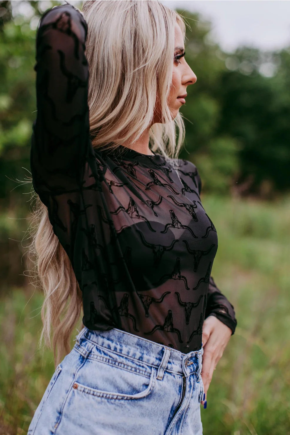 Longhorn Mesh Top