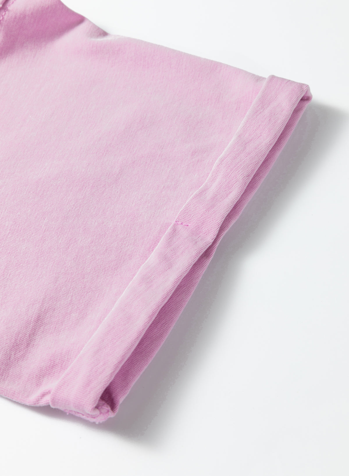 Mineral Wash Drop Shoulder Raw Edge Tee
