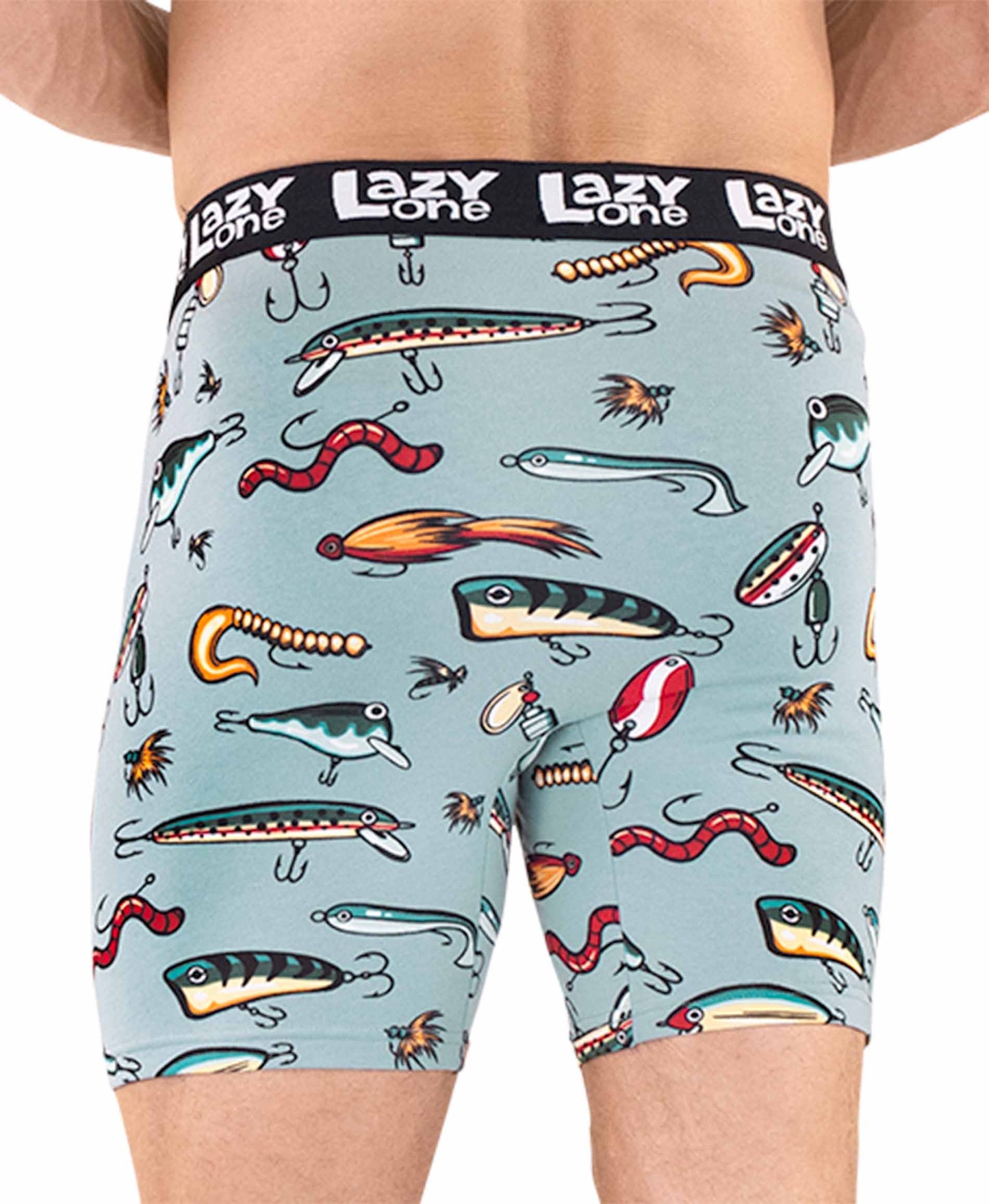 Fishing Lures Boxer Brief by Lazy One