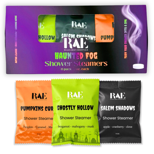 Haunted Fog Halloween Shower Steamers 6 Pack - Made in USA