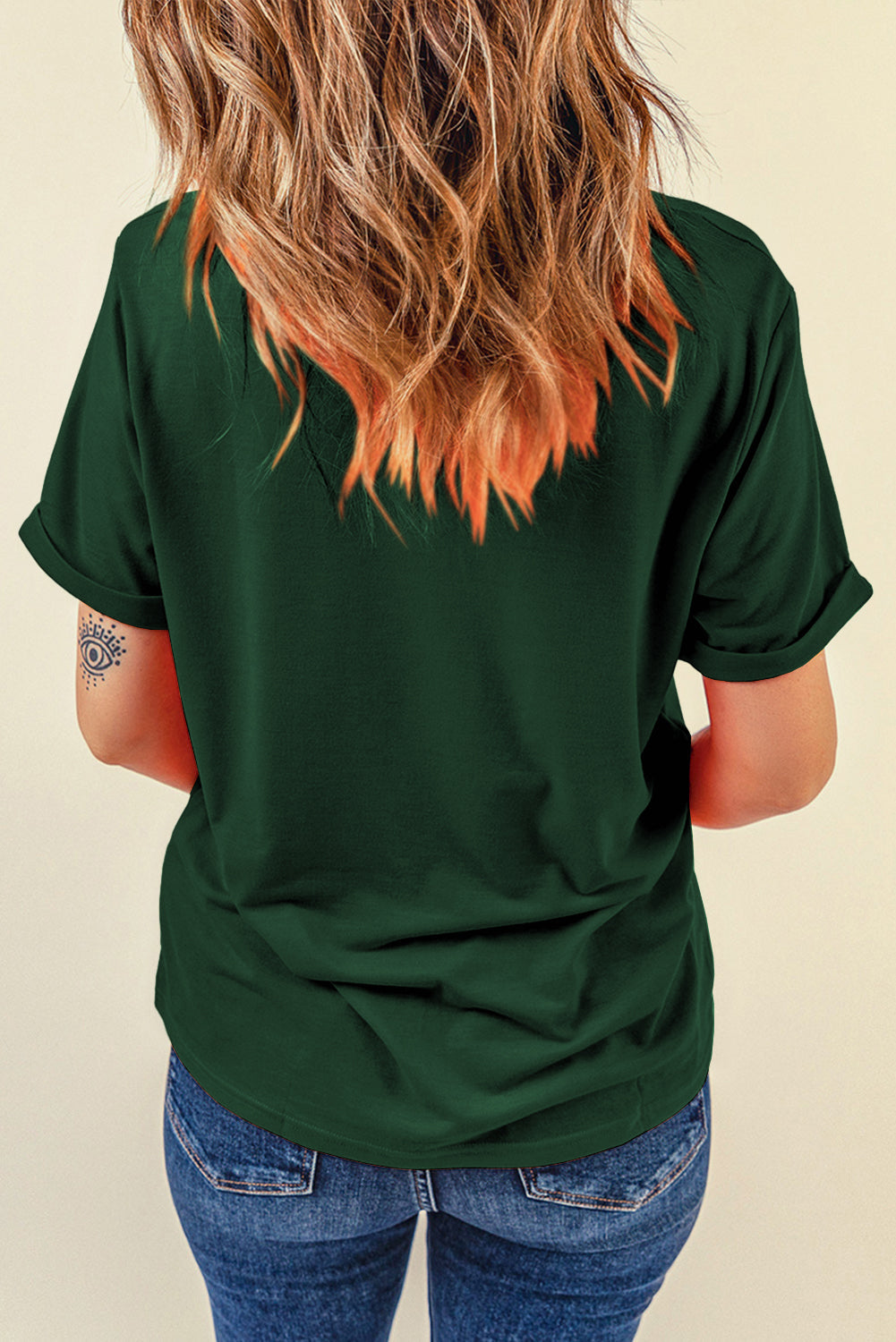 Plain Crew Neck Tee
