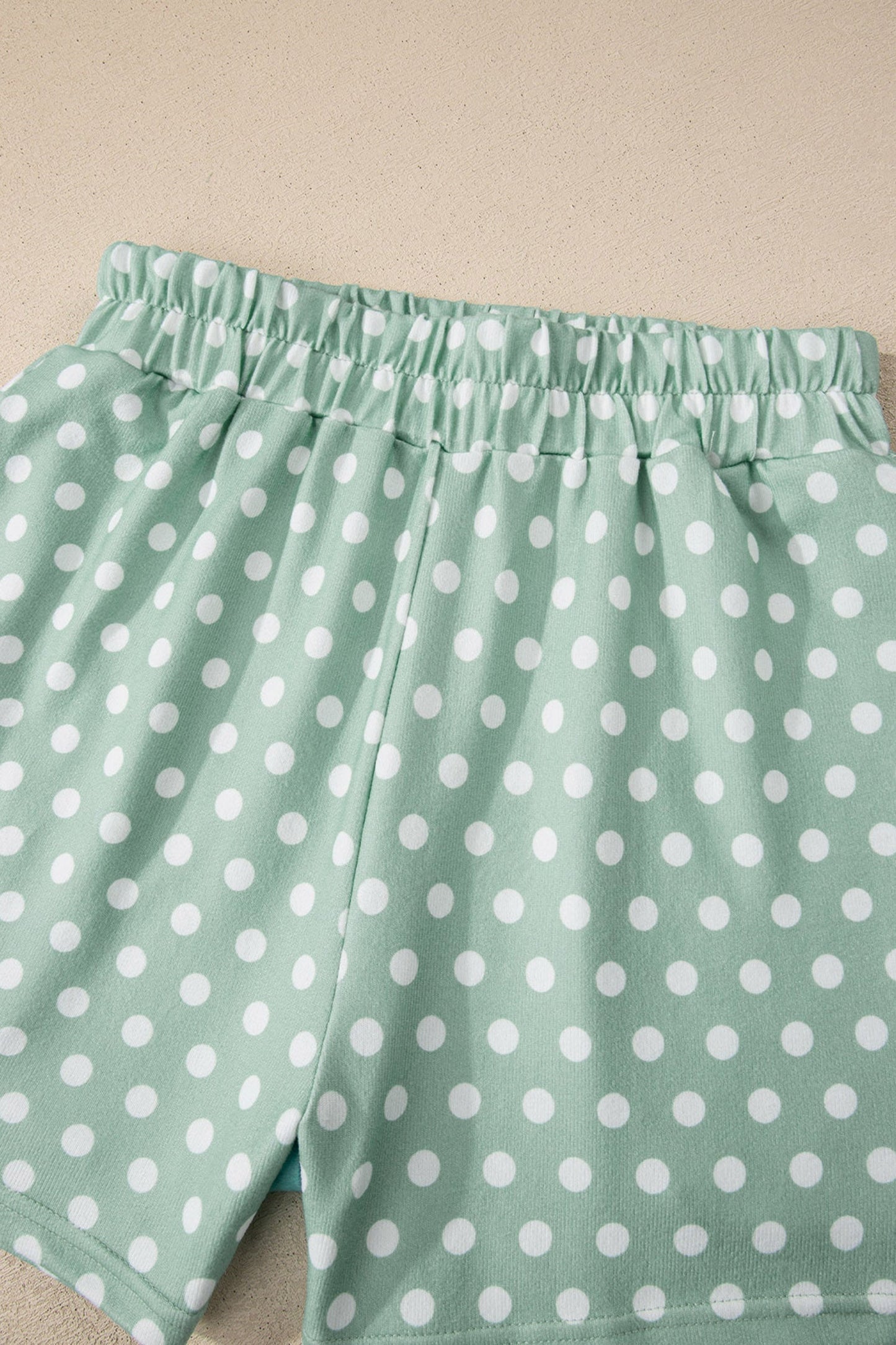 Polka Dot Short Sleeve Top & Shorts Set