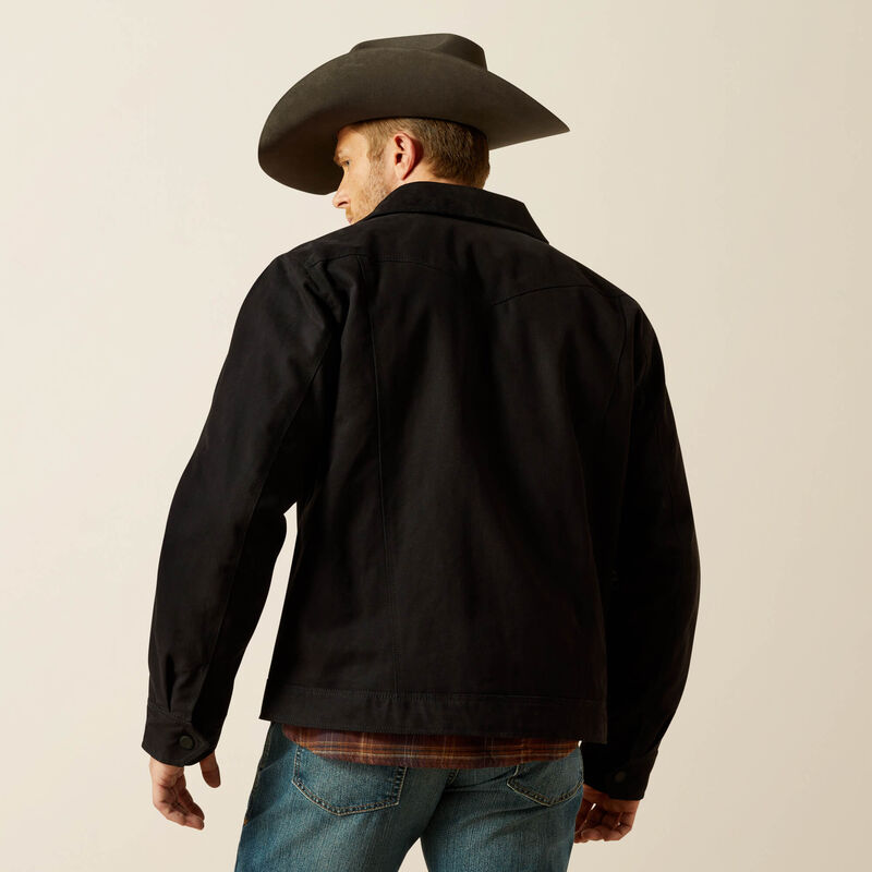 Ariat Men's Black Canvas Rancher Jacket