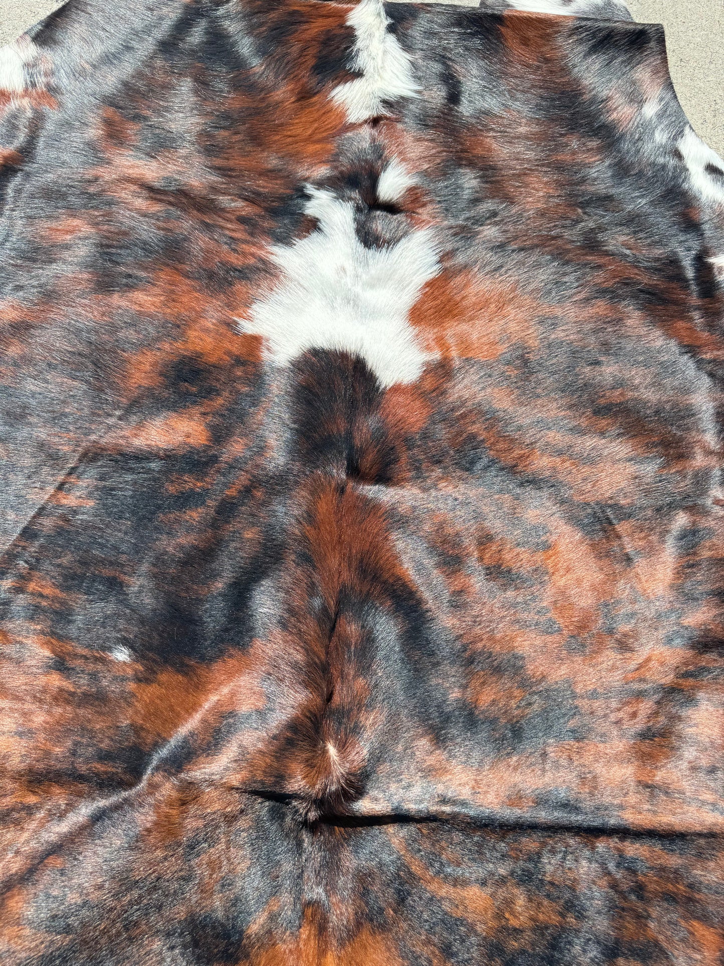 Tricolor Cowhide