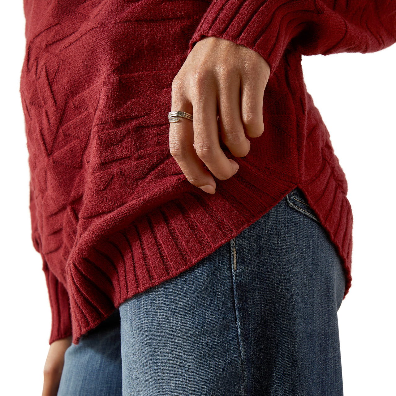 Ariat Women's Cabernet Ornate Pullover Sweater