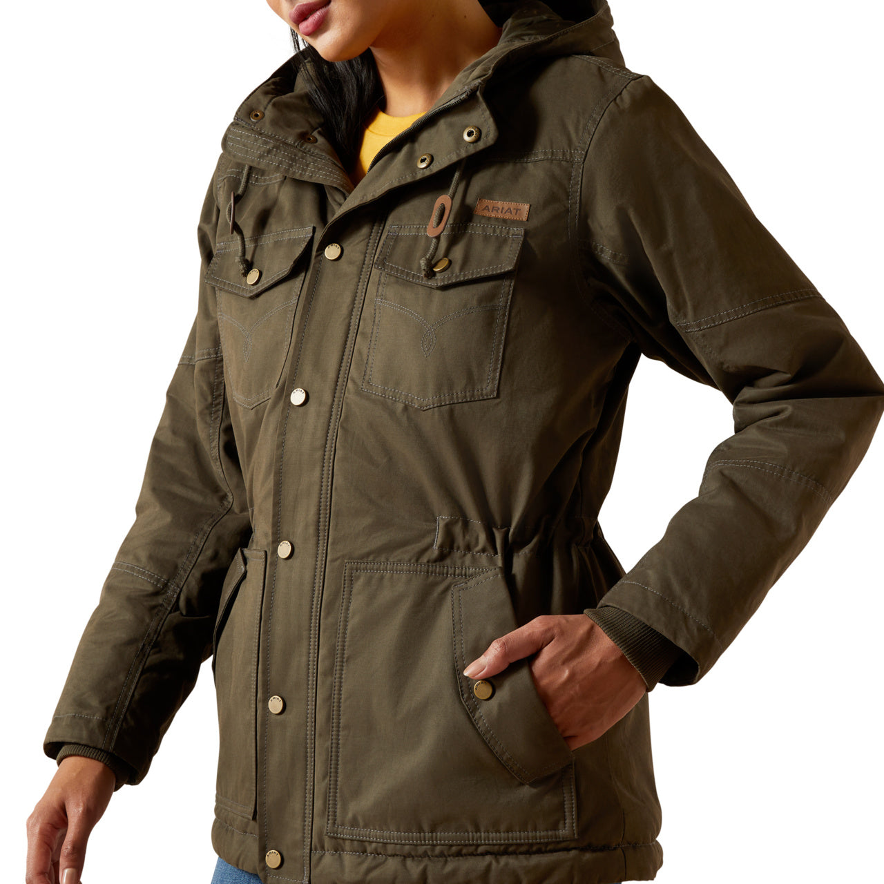 Ariat Women's Earth Western Yoke Grizzly Insulated Parka