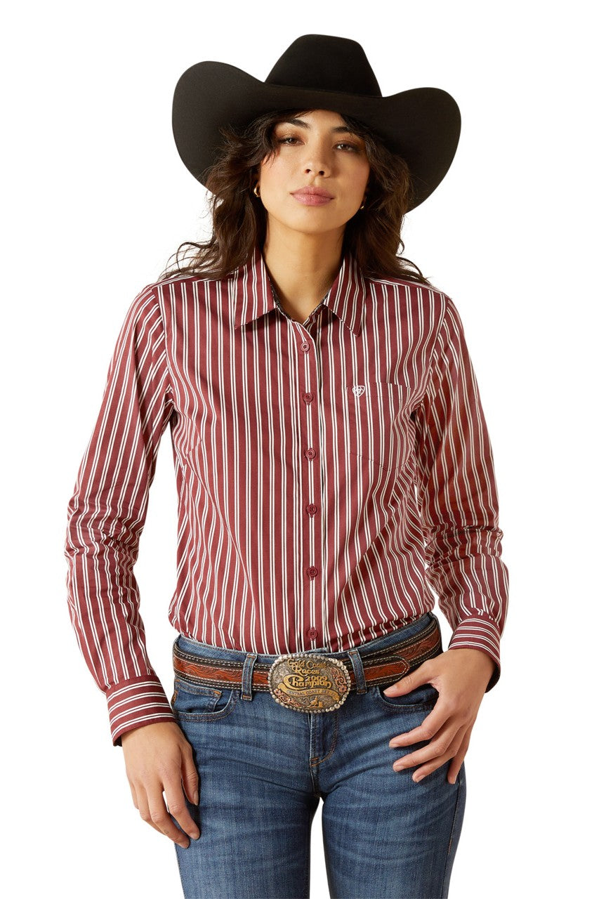 Ariat Women's Cabernet Stripe Kirby Shirt