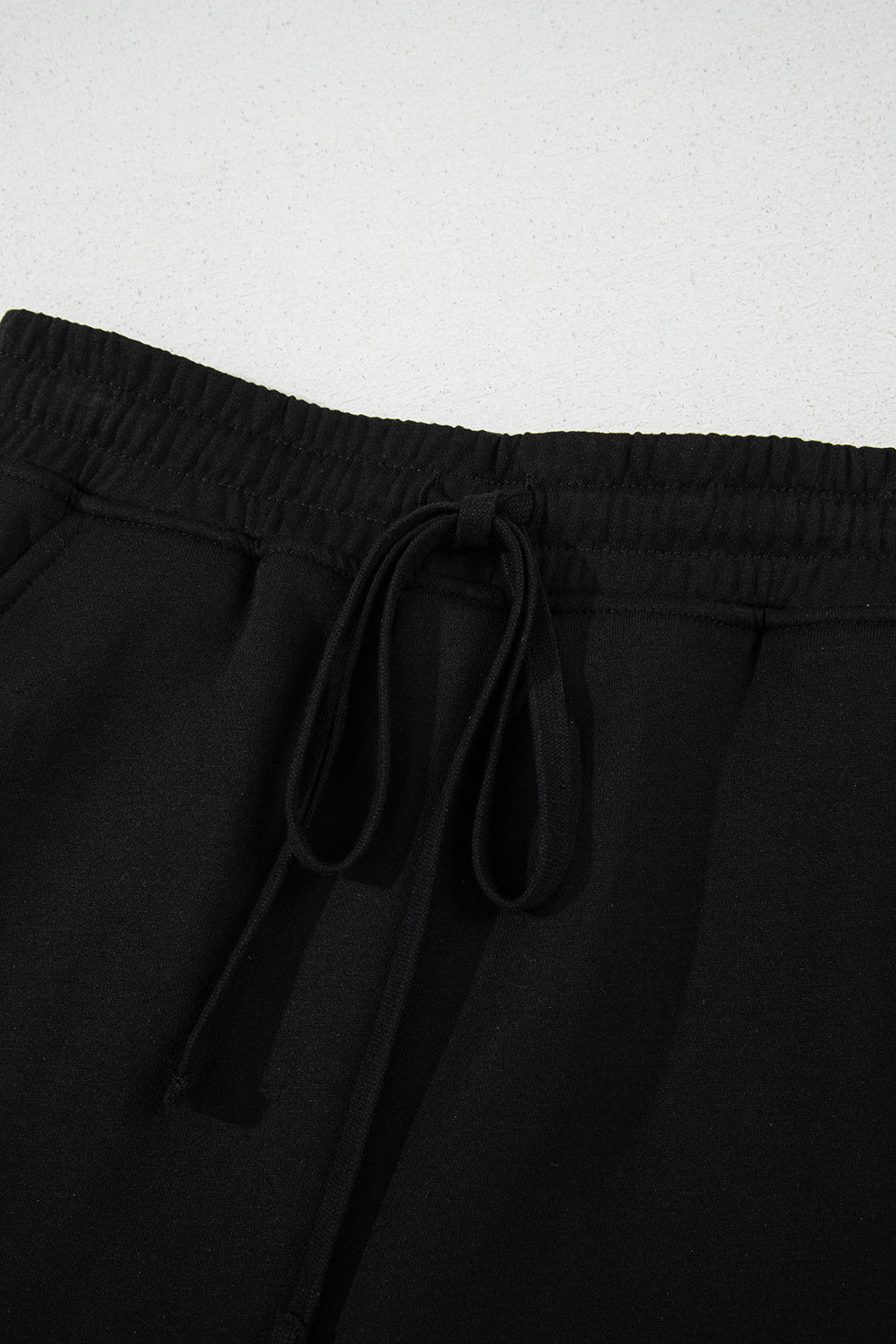 French Terry Drawstring Waistband Mini Skort