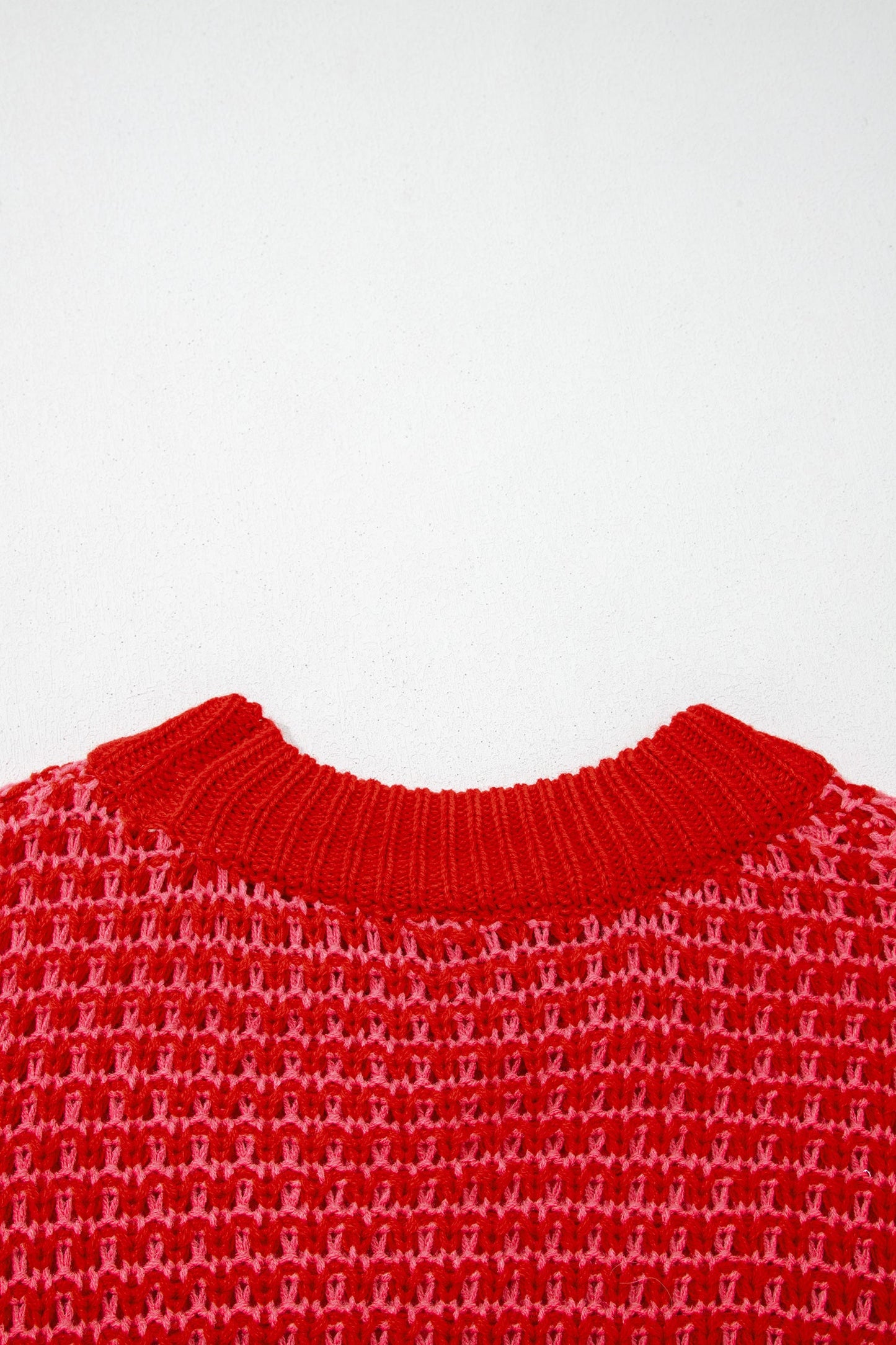 Stripe Draped 3/4 Sleeve Slouchy Sweater
