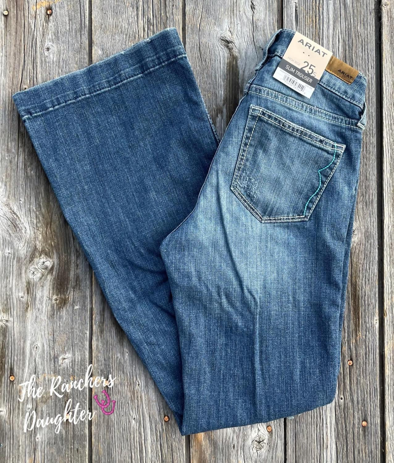 Ariat Jamina Distressed High Rise Trouser