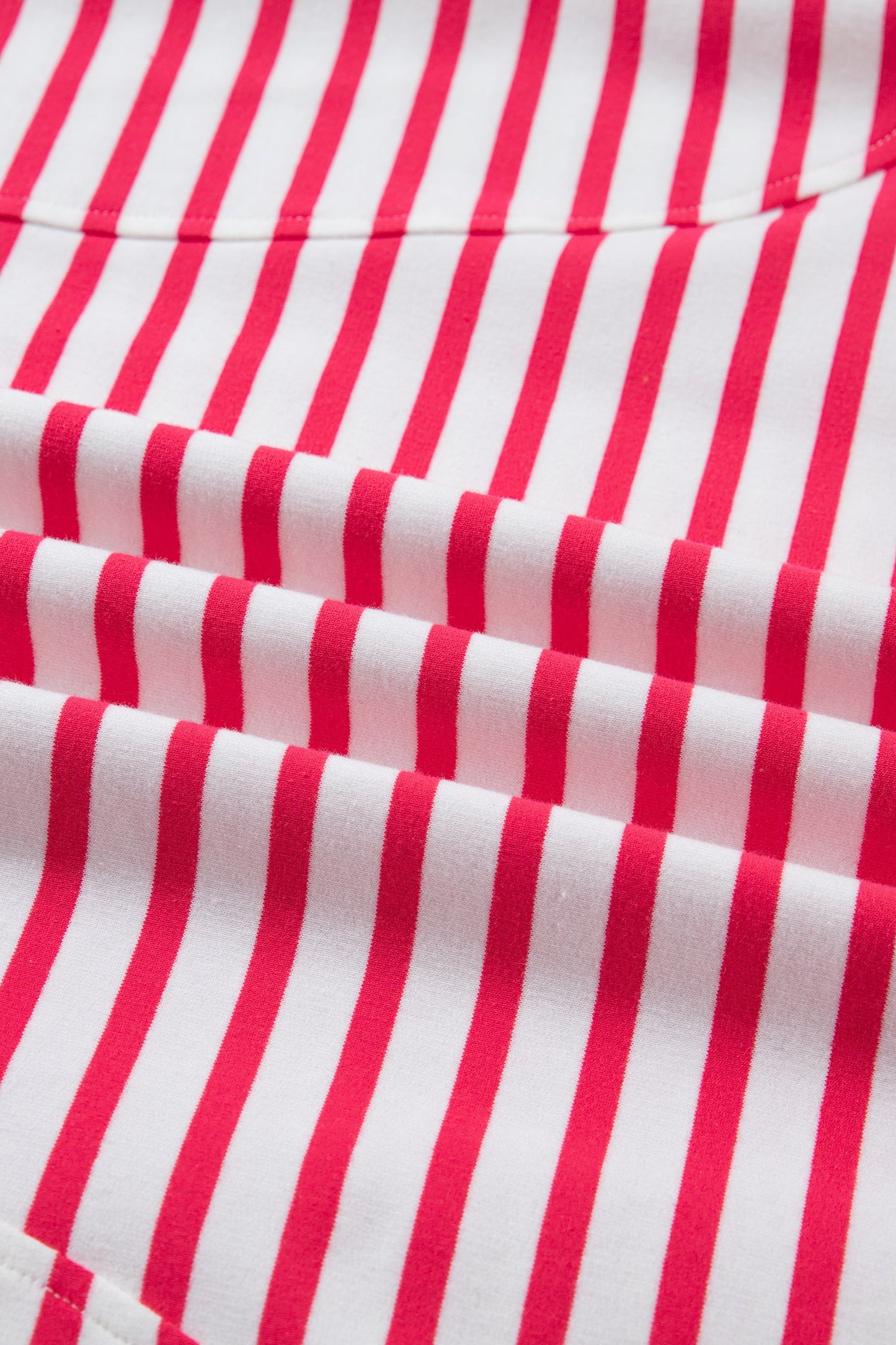 Stripe Drop Shoulder Short Sleeve T-Shirt
