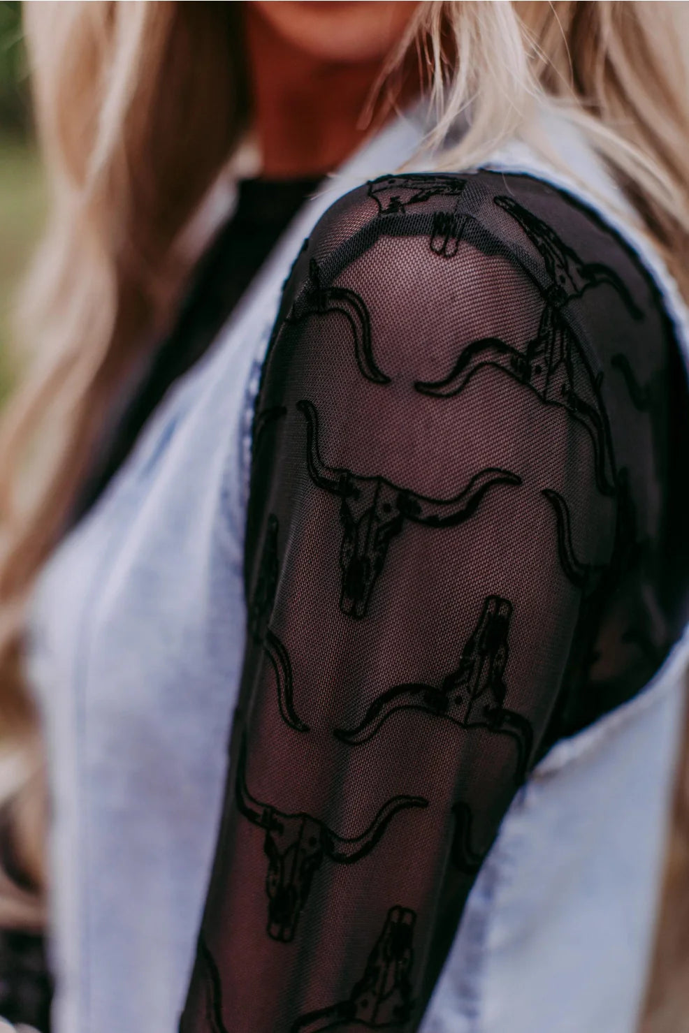 Longhorn Mesh Top