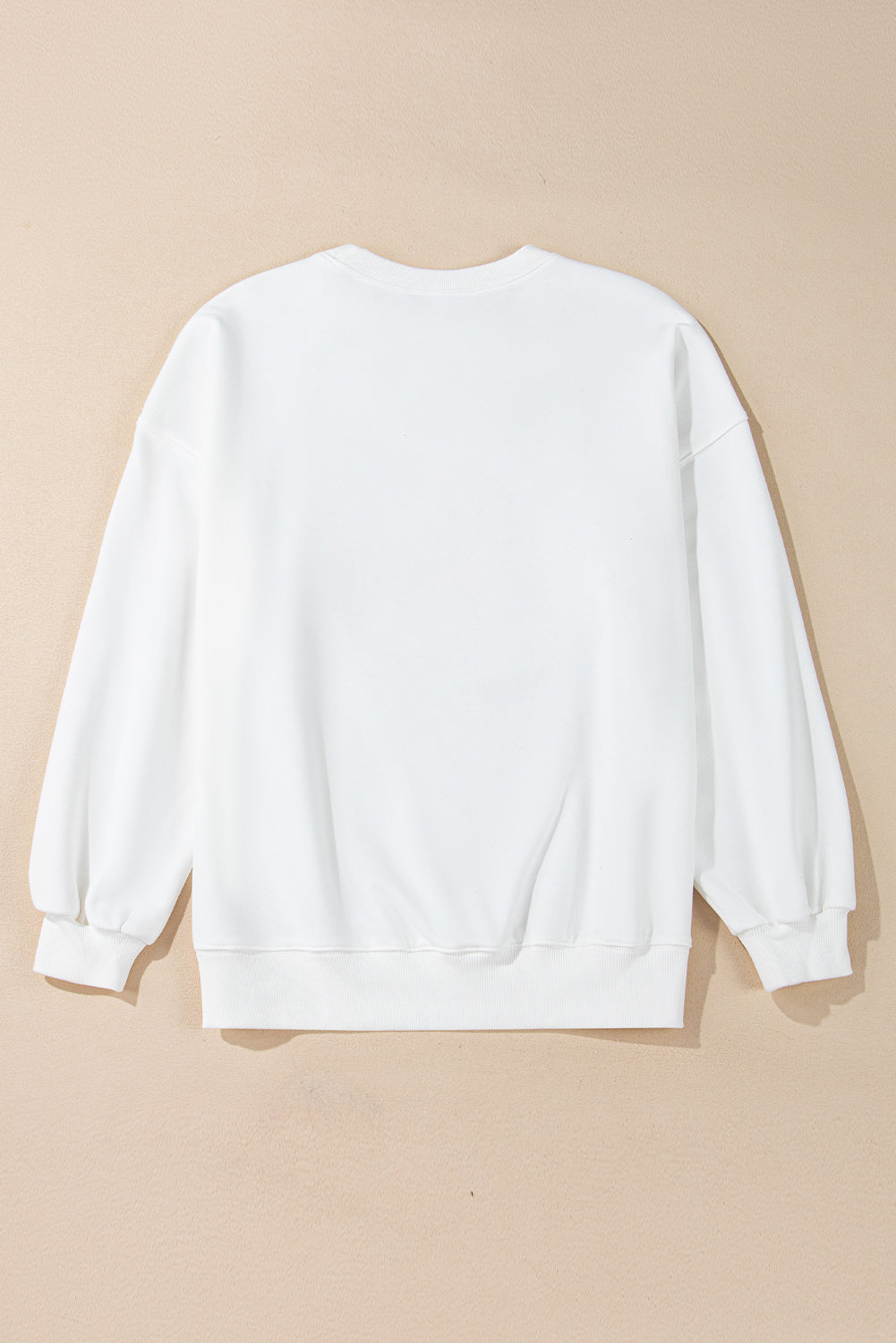 Halloween Pumpkin Terry Patched Pullover Sweatshirt