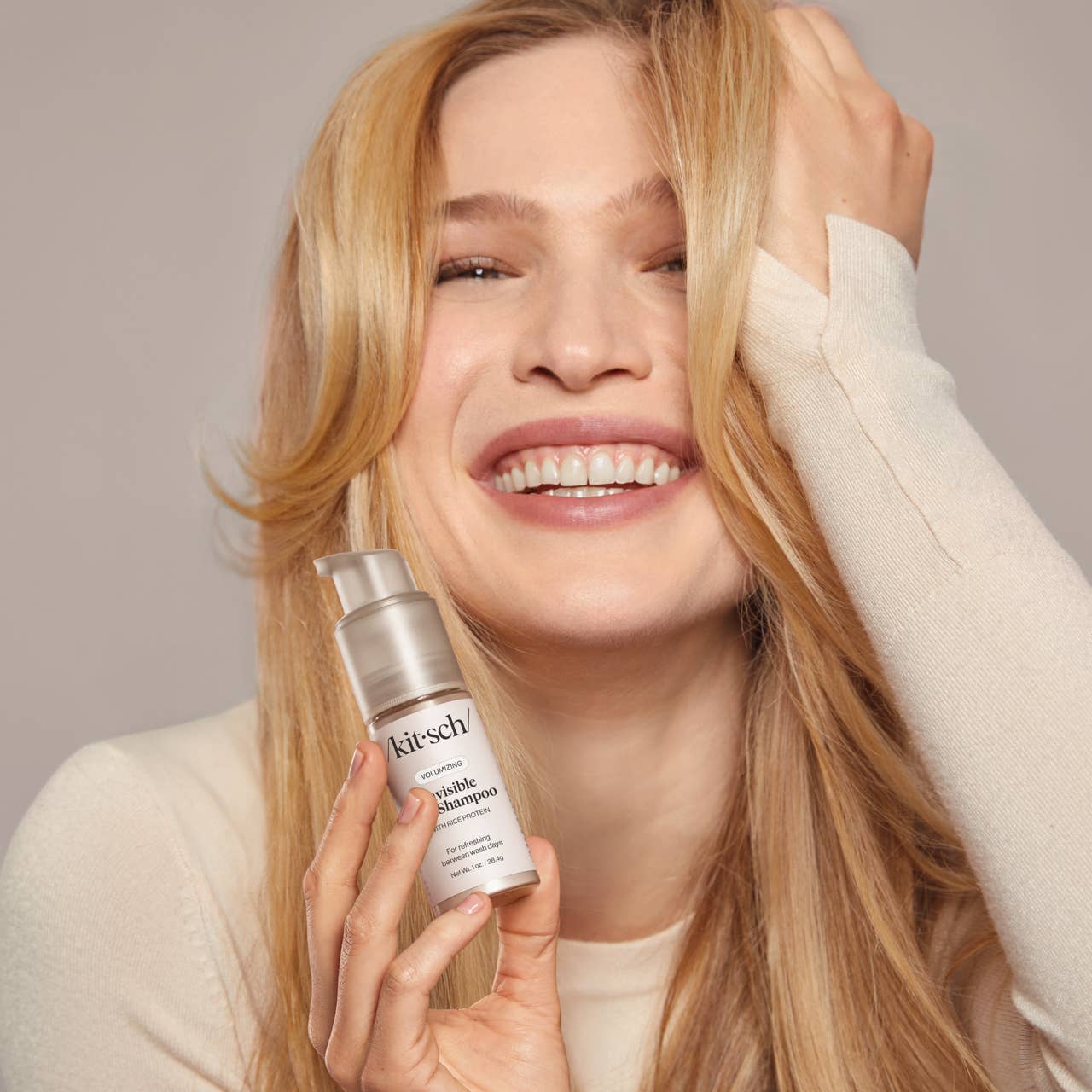 Volumizing Rice Protein Dry Shampoo - Invisible 1 oz by Kitsch