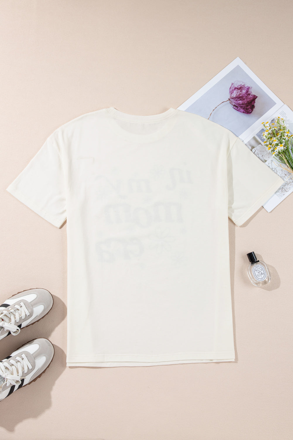 Graphic In My Mom Era Loose Casual Tee