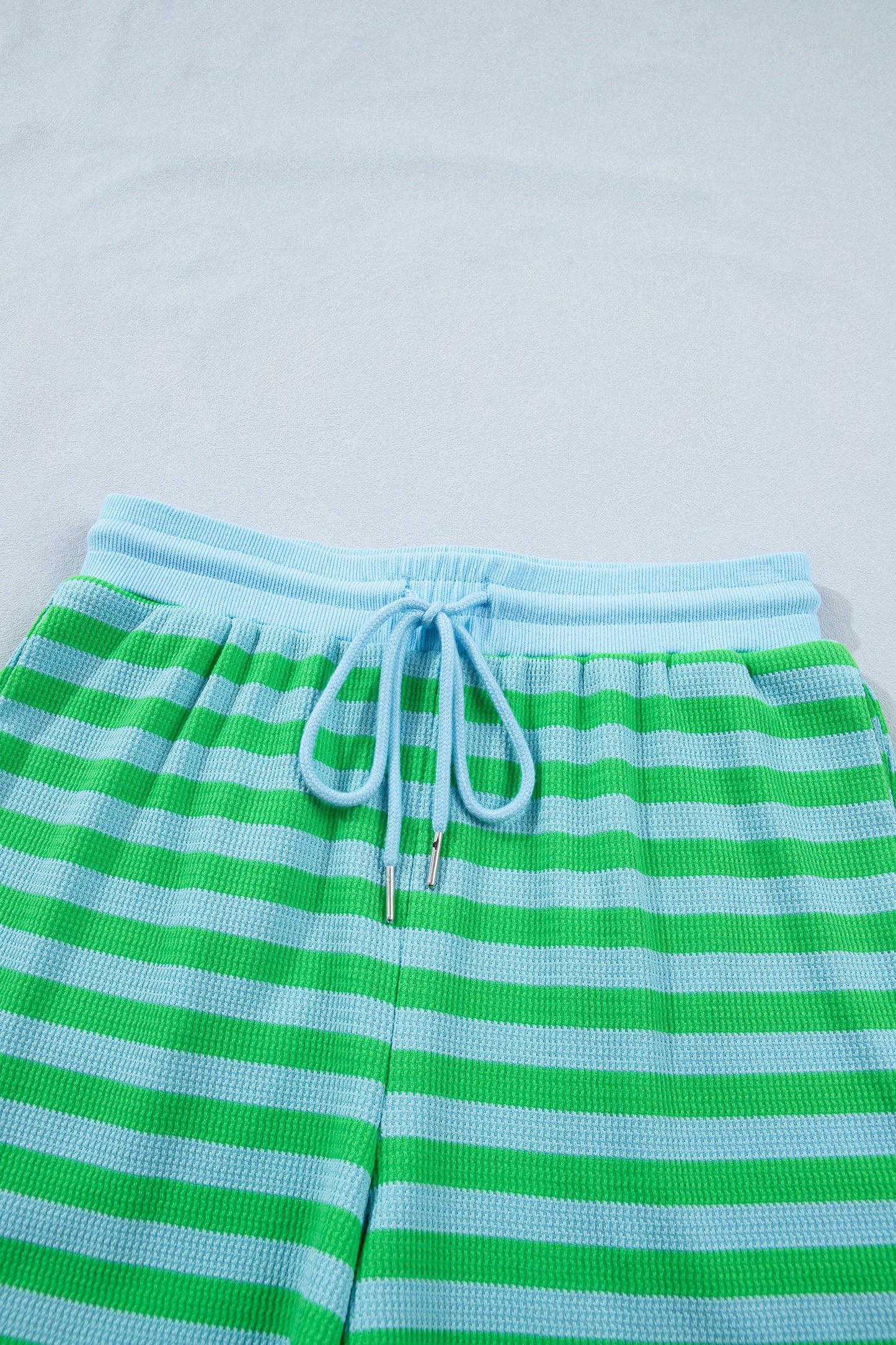 Puff Sleeve T-Shirt and Drawstring Shorts Set