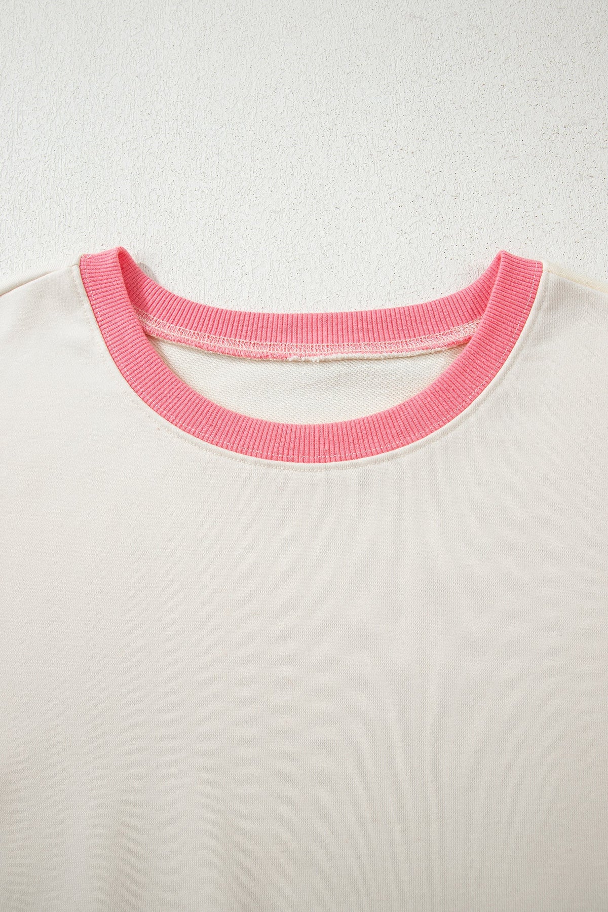 Colorblock Stripe Patchwork Dolman Sleeve Sweatshirt
