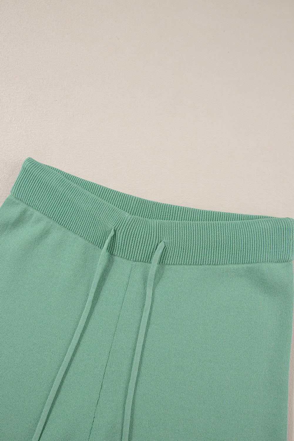 Colorblock 3/4 Sleeve Top and Drawstring Pants Set