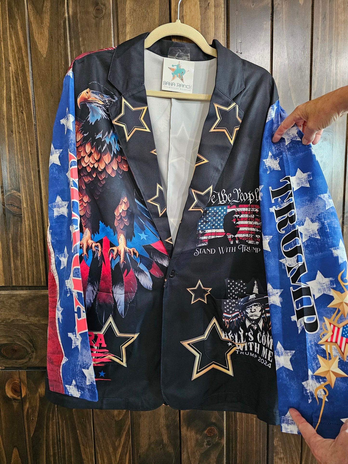 ULTRA MAGA TRUMP WOMENS BLAZER