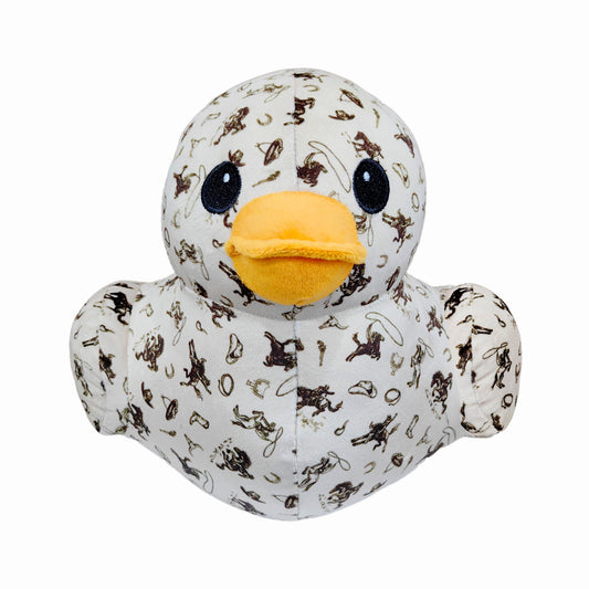 Beige Rodeo Plushie Duckie- Farm Pals